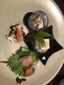 天青 蔵元美膳 前菜 盛り付け